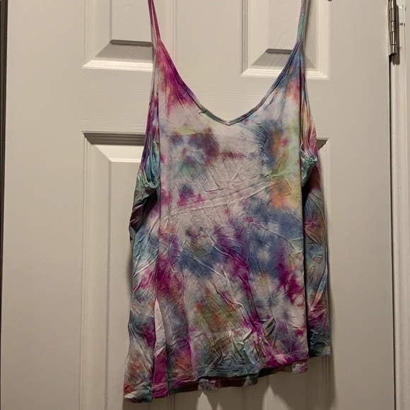 One of a kind Hand Tie Dyed Tank Top - Picture 3 of 3